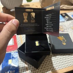 One Gram Pure Gold Nefferti Gold Bar (somoa)