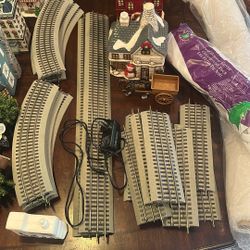 Complete Lionel Train Set With Village And Extras