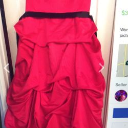 Red Prom  dress, Ball Gown, Formal Party Dress 