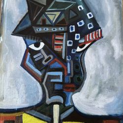 “Camnino hacia el Paraiso” abstract painting