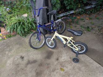 Two kids bikes