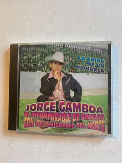Jorge Gamboa El Incomparable De Sinaloa Con Los Amigables Del Norte La Caida De Un Monarca CD Nuevo Rare Dificil De Conseguir