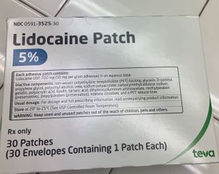 Lidocaine patches
