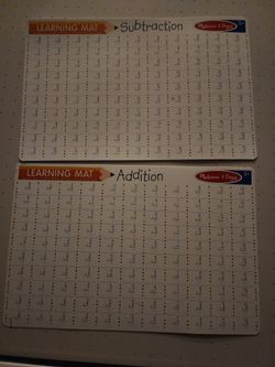 Erasable Addition & Subtraction Practice Mats