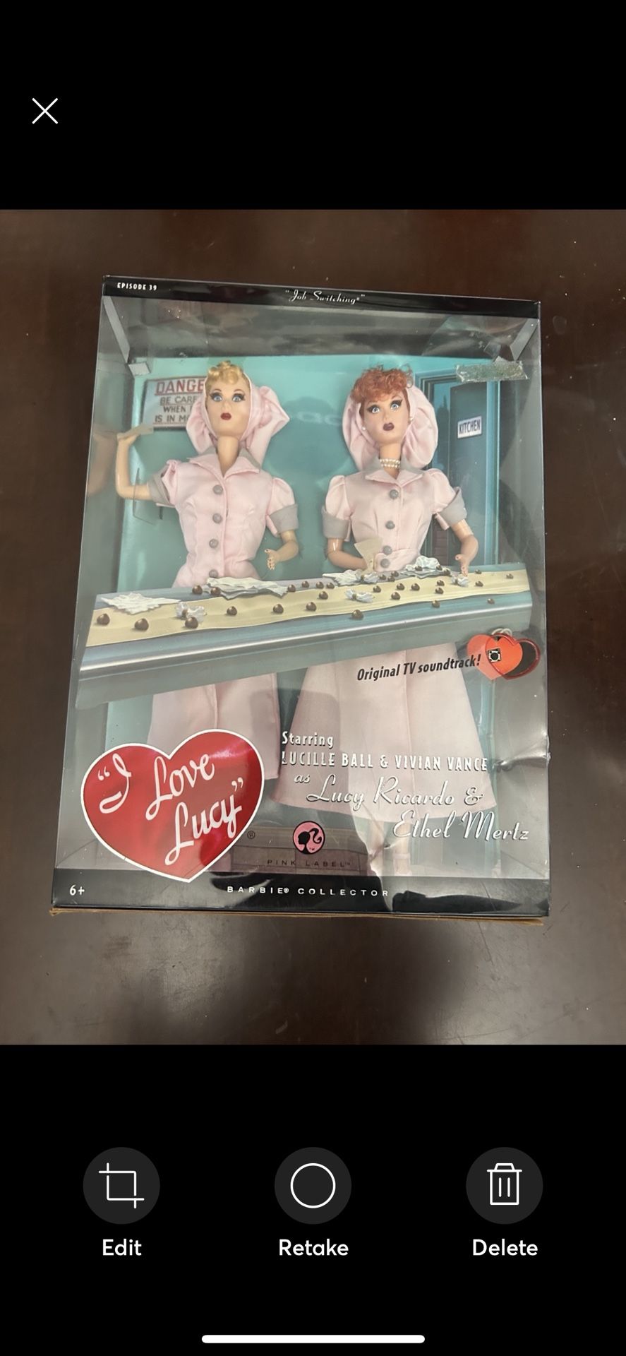 I Love Lucy Barbie’s Lucy And Ethel Job Switching NEW