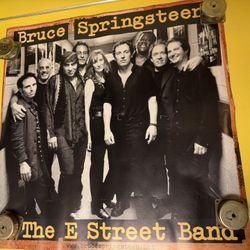 Vintage Bruce Springsteen East Street Band Promo Poster Live In New York
