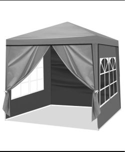 New Other TryGoal 6.5x6.5 ft 4-Sided Waterproof Portable Party Tent/Canopy, Gray