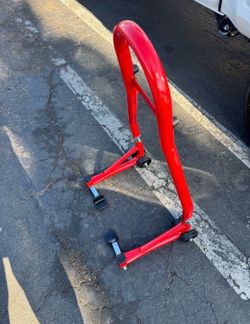 750LB Motorcycle Bike Stand Rear Forklift Spoolift Paddock Swingarm Lift Auto
