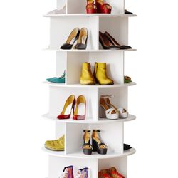 7-Tier Rotating Shoe Organizer