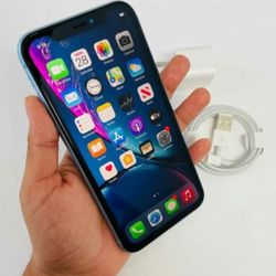Unlocked iPhone XR 64Gb Blue Excellent Condition