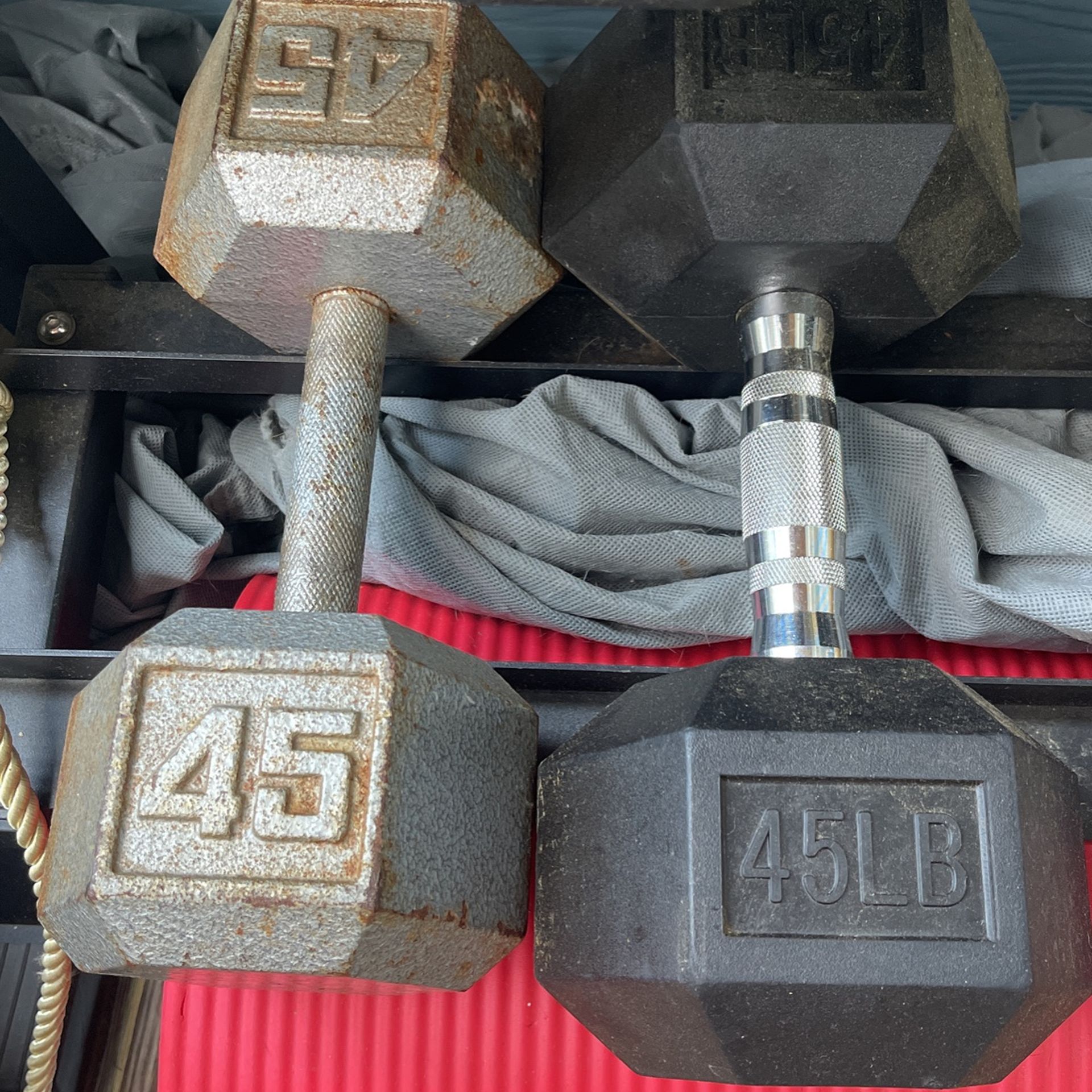 45 lbs Dumbbell Set 