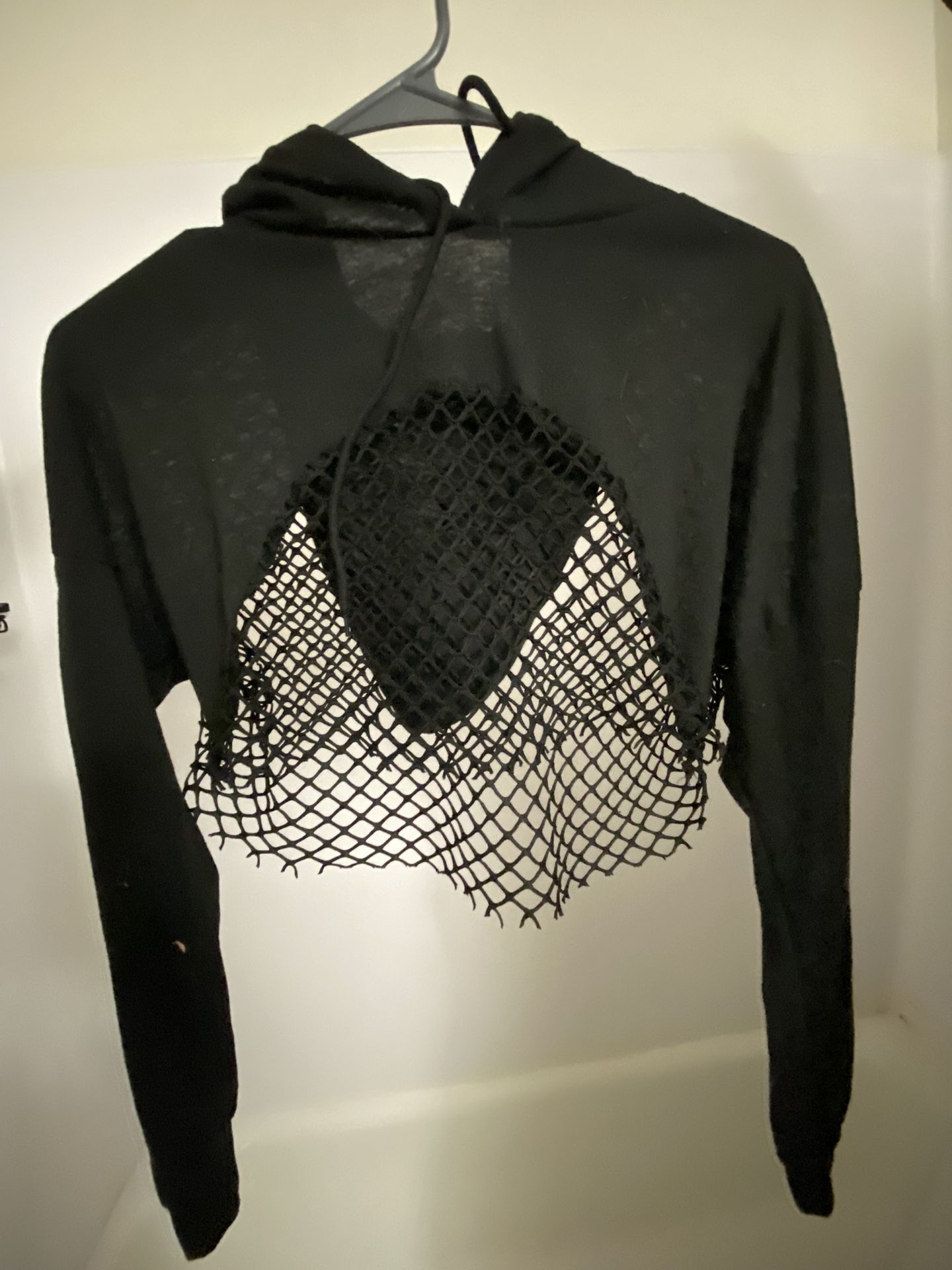 Fishnet Hooded Shirt 