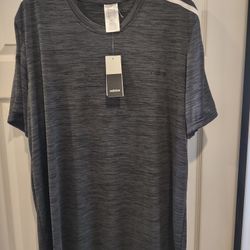 ADIDAS BLACK/WHITE TEE SHIRT SIZE 2XL