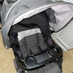 Duo Glider Double Stroller Black
