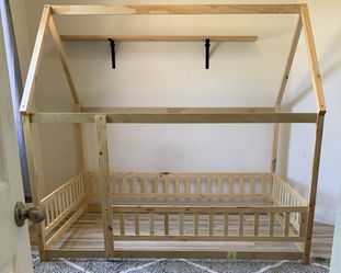 Montessori Canopy Floor Bed Full Size