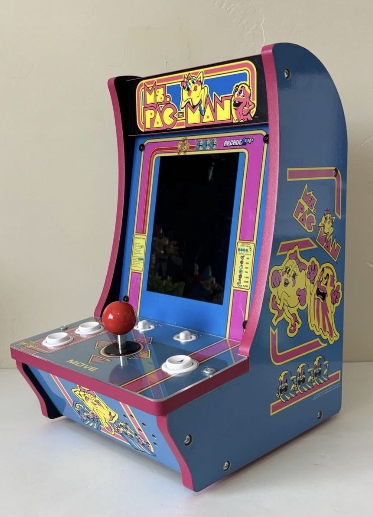 BRAND NEW ARCADE 1 UP / MS. PACMAN COUNTERTOP ARCADE GAME