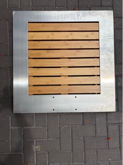 Outdoor shower base
