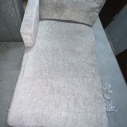 Grey Chaise Lounge Sofa like New! $100 OBO
