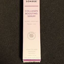 SONAGE Collagen Boosting Serum Vegan Collagen 30ml/1 fl oz Full Size NIB