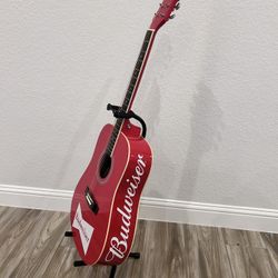 Budweiser Acoustic Guitar