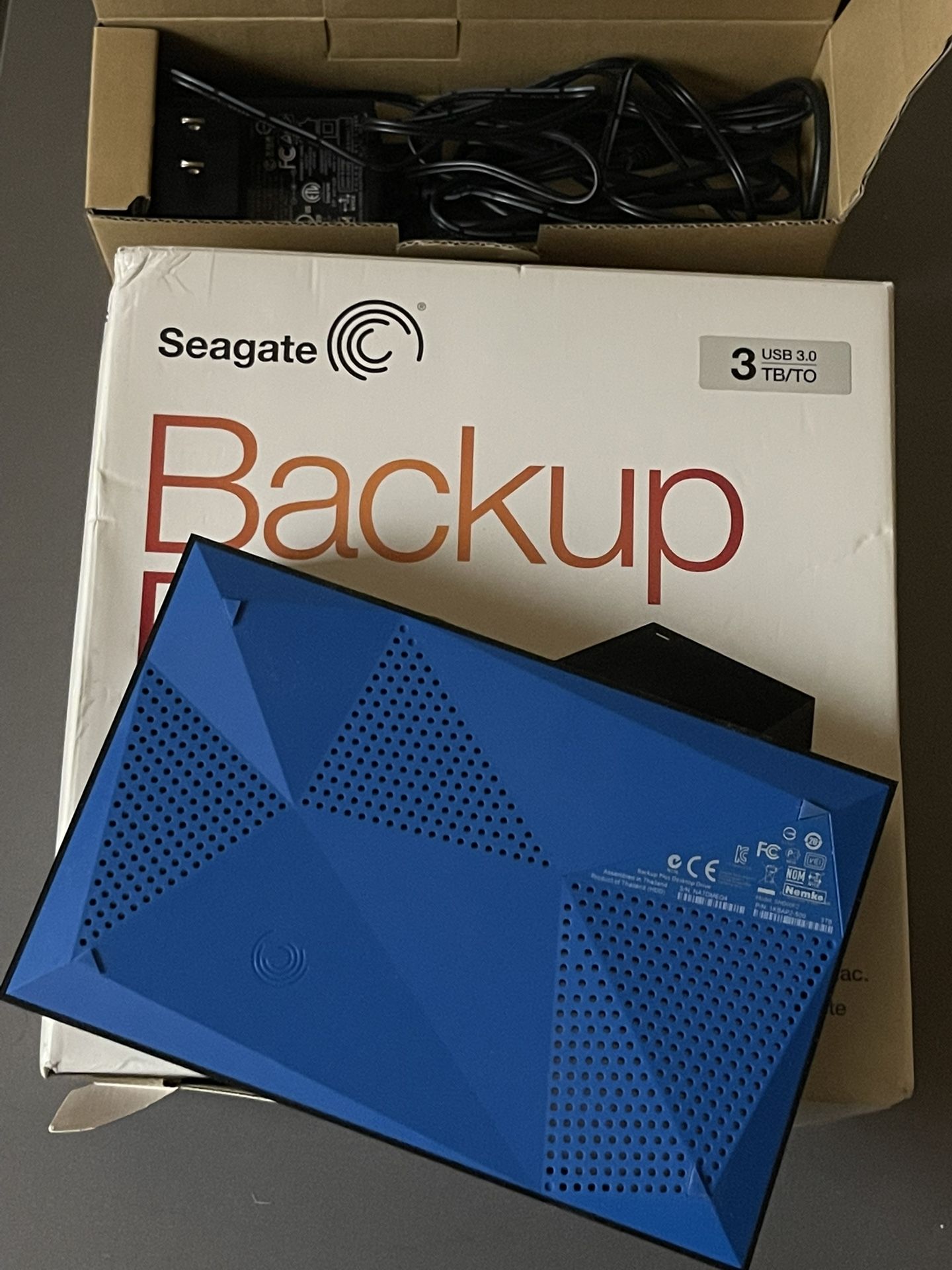 Seagate Backup Plus 3TB USB 3.0 External Desktop Hard drive 