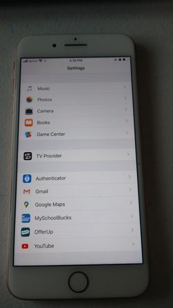 Pink iphone 8 plus Sprint