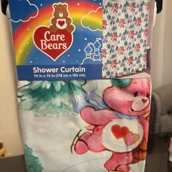 Care Bears Christmas Shower Curtain 