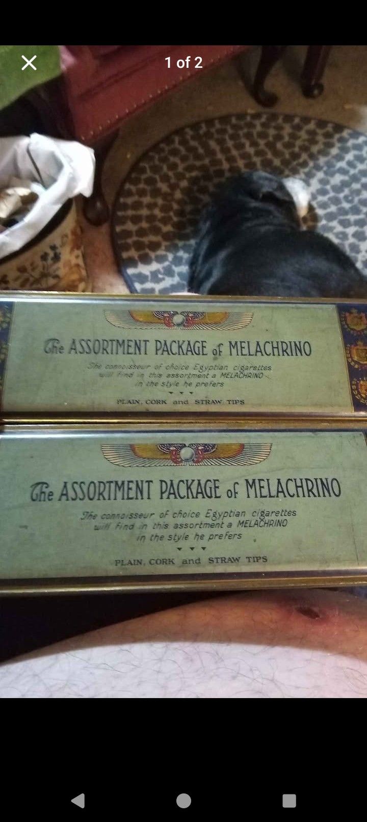 Antique Or Vintage French Cigarette Boxes 