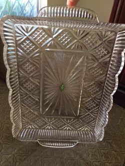 Glass platter