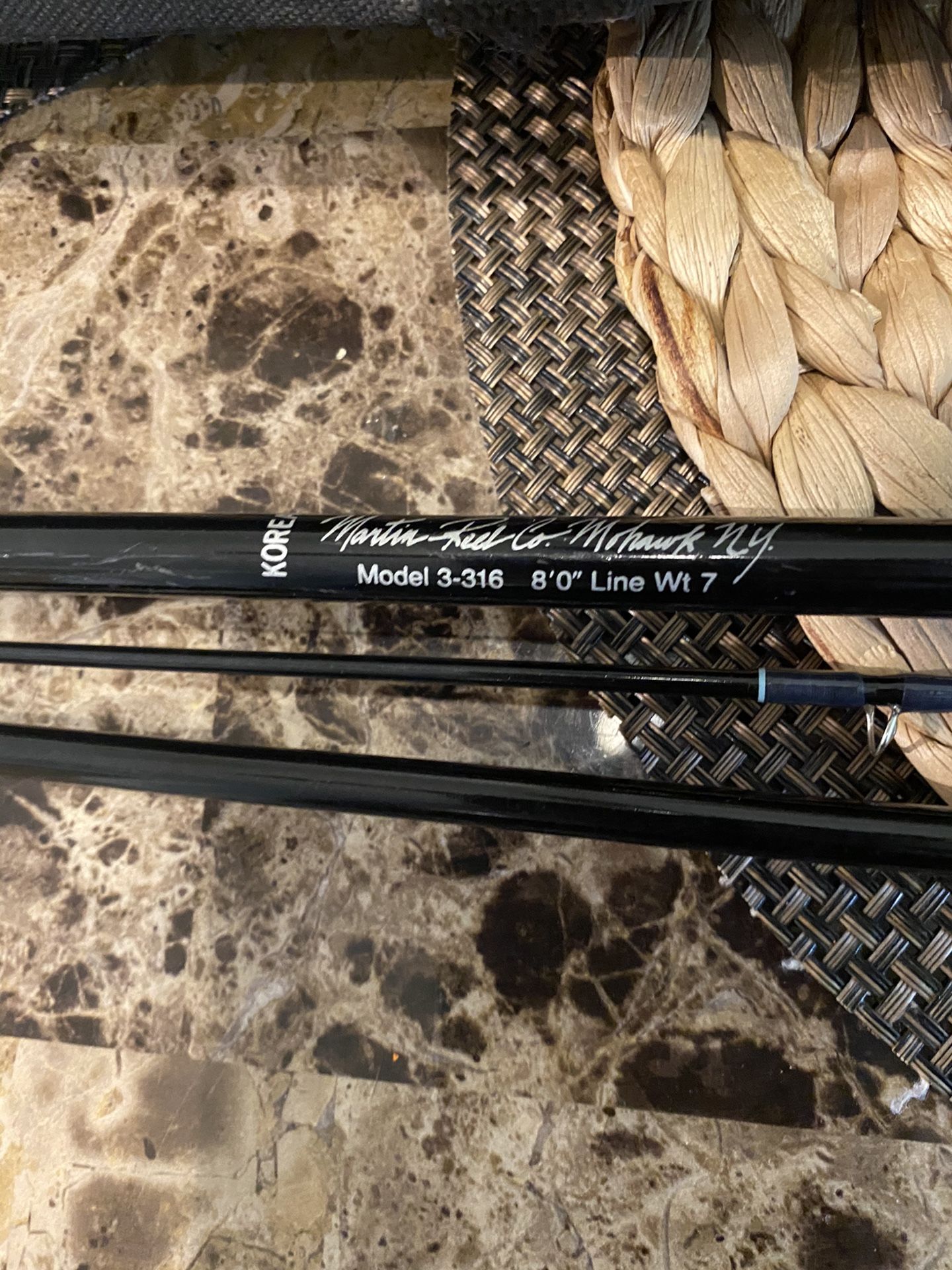 Martin Reel Co. Fly Rod With Case