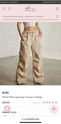 Oh Polly Tan Cargo Pants