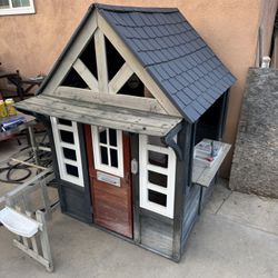 Kids Outdoor House, Needs A Re Fresh 