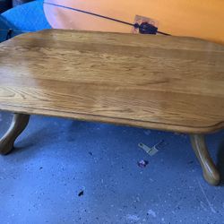 Coffee And End Tables - Solid Oak