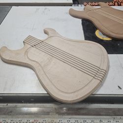 Custom Made Guitar Cutting Boards