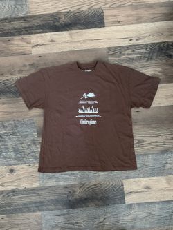 Civil Regime “Blooming Through Chaos / Roses From Concrete” graphic tee in brown, size Large.