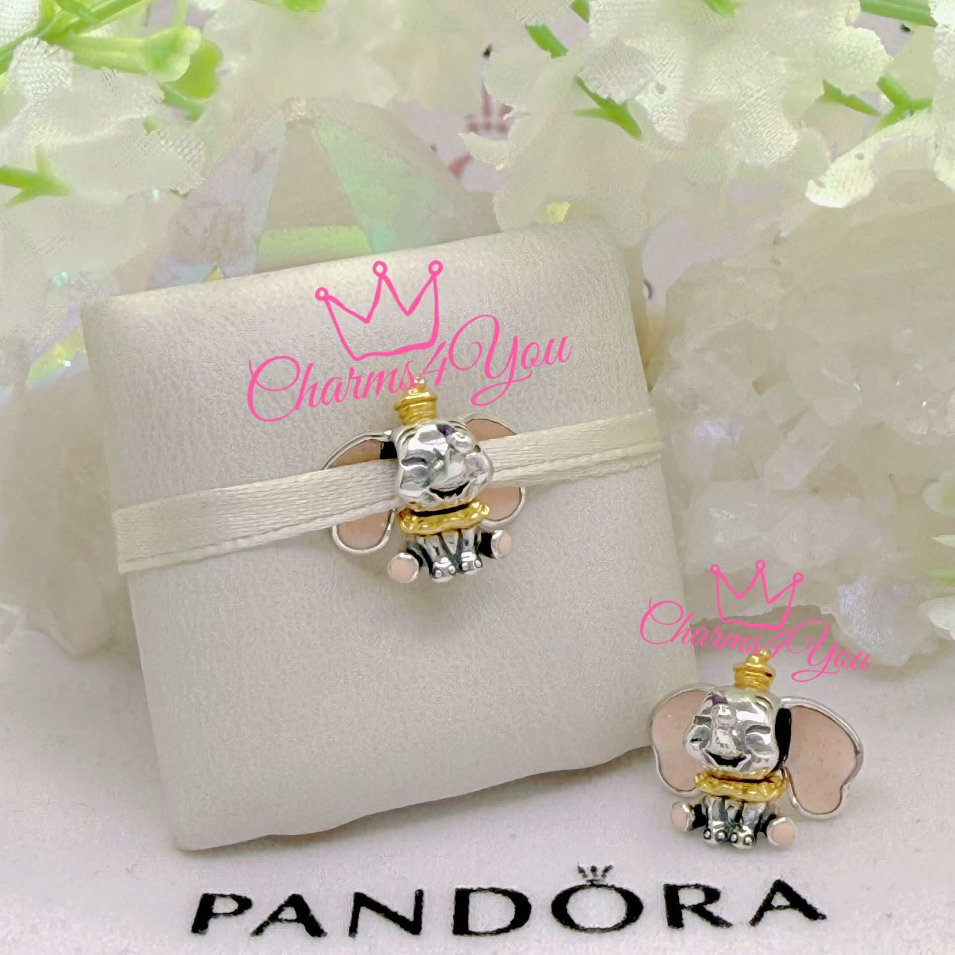 Adorable Charm 925 silver for Pandora moments bracelet.