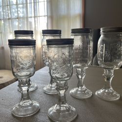 Mason Jar Drinking Glasses