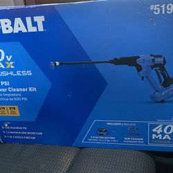 Kobalt 40 V max brushless 600 psi power cleaner kit