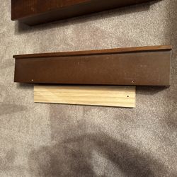 Wooden Floating Shelves - Set Of 3