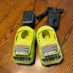 2 Ryobi One+ 18v Charging Stations