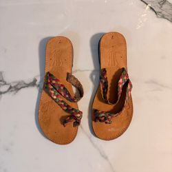 Huaraches Colmenares Leather Sandals Size 7