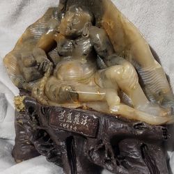 Antique Chinese Soapstone Carvings 