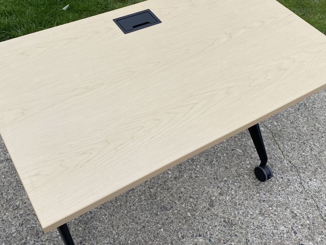 24” X 42” HON Mobile Desk W/ Power Unit