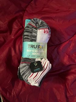 Tru Fit Boy's No-Show Athletic Socks - 10 Pair Pack (Size 10 - Brand New)