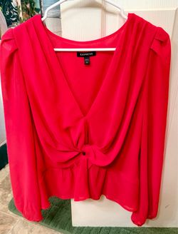 Women’s red blouse