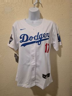 New Women's Dodgers Ohtani #17 White Jerseys Stitched