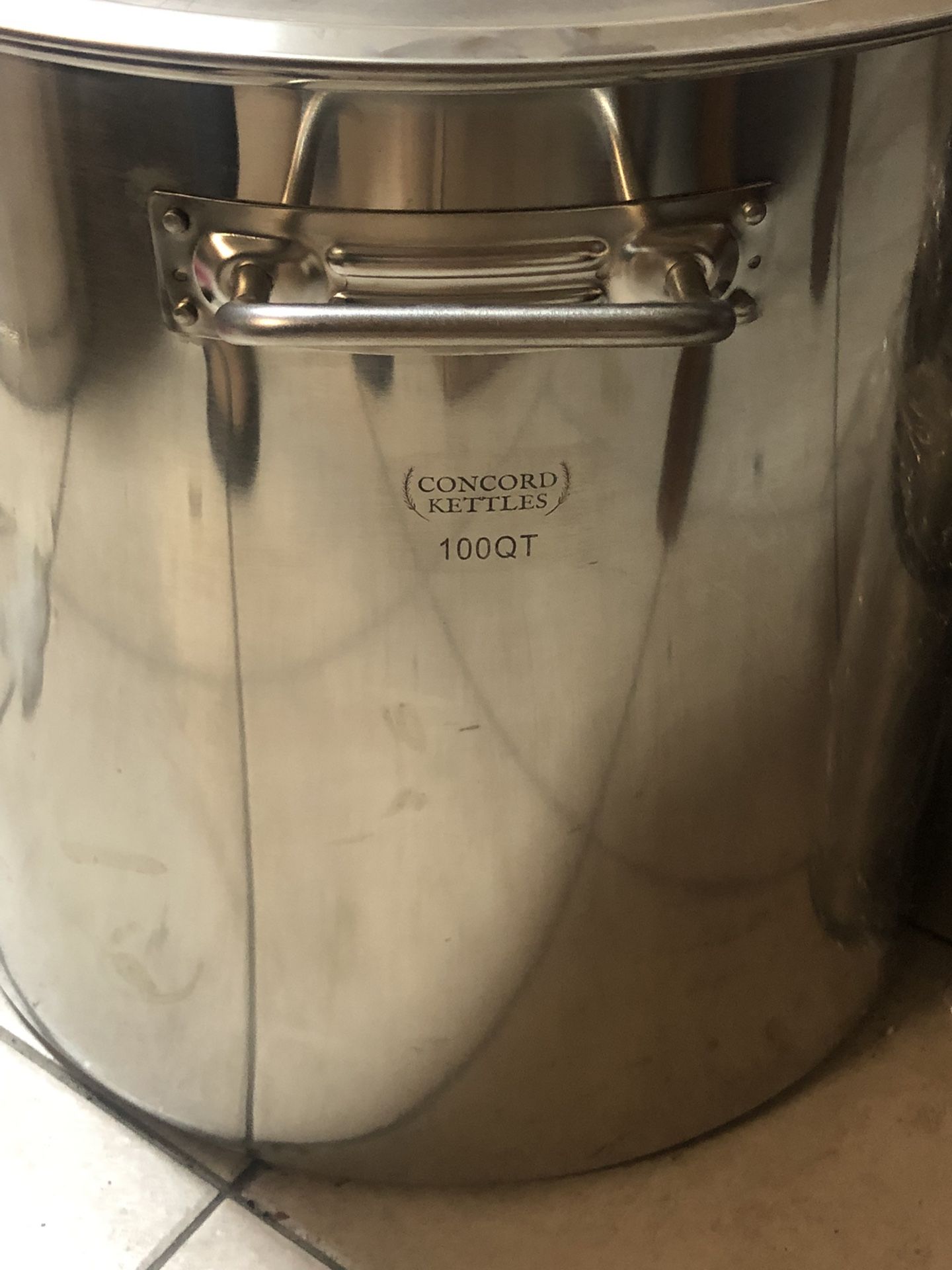 Vaporera Grande CONCORD KETTLES 100 QT Nueva Nunca Usada