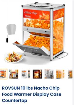 Nacho chips warmer