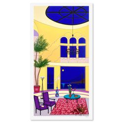 Fanch Ledan, "Atrium Over San Francisco Bay" Limited Edition Serigraph, EA Numbered and Hand Signed with LOA