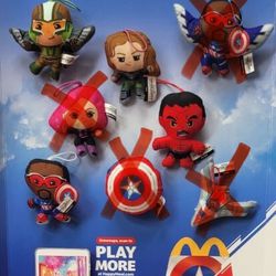 McDonald's Marvel Captain America Toys NEW IN PACK!